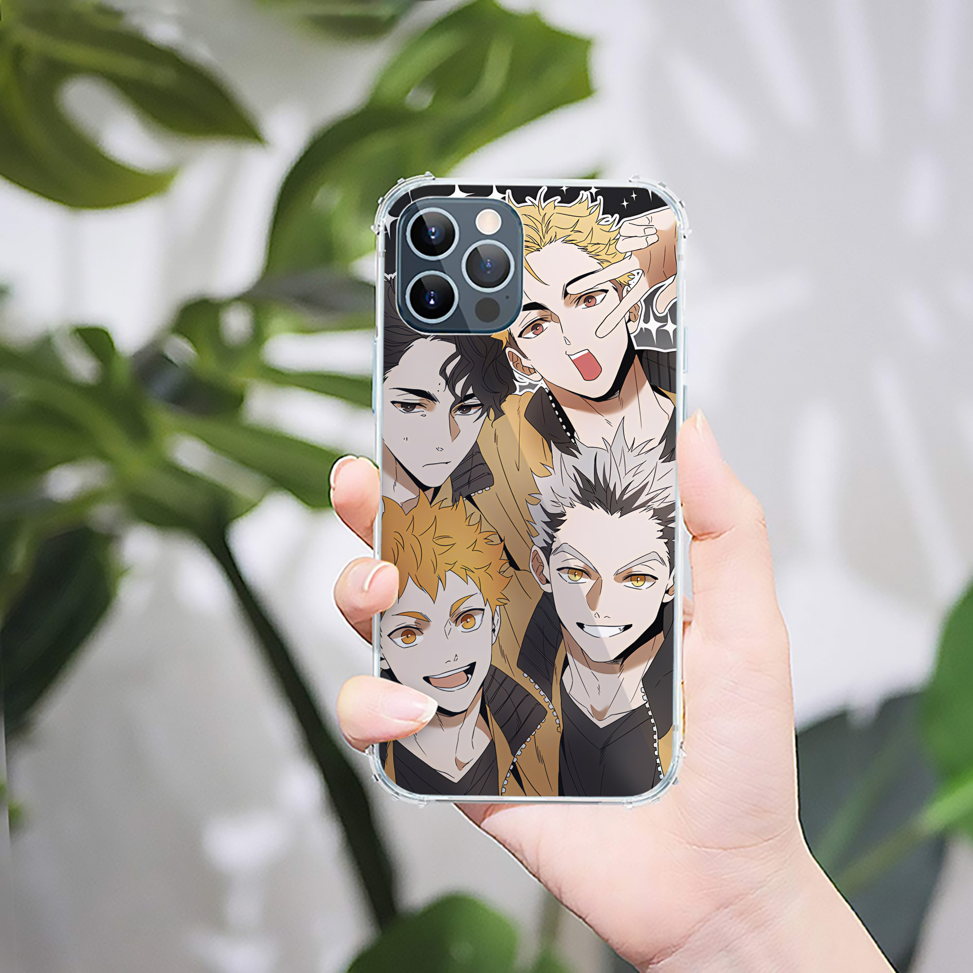 （画像用） ハイキュー!! Haikyu!! 【iPhone 12シリーズ対応】透明スマホケース（クリアソフトケース）